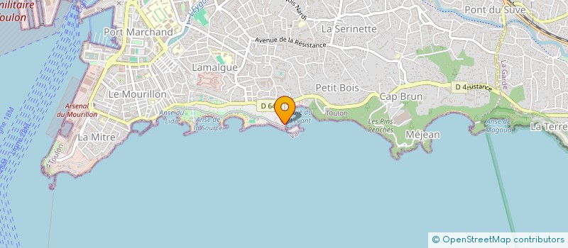 localisation de l'entreprise MONSIEUR CHRISTOPHE GIUBERT  TOULON