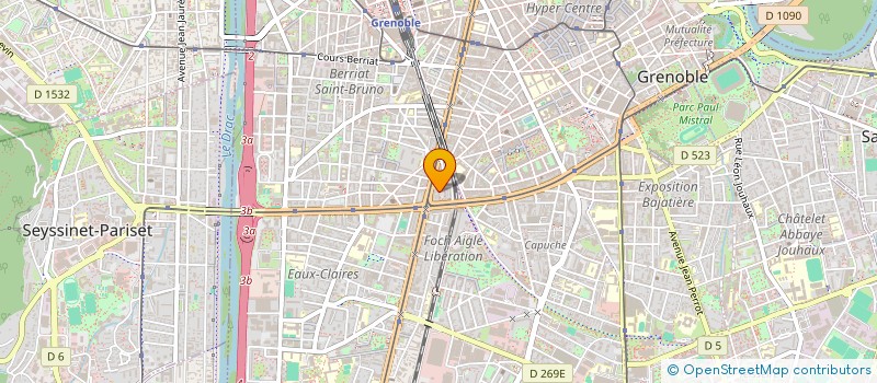 localisation de l'entreprise MONSIEUR CHRISTOPHE GLEIZON à GRENOBLE