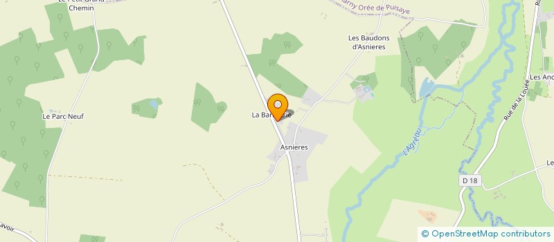 localisation de l'entreprise MONSIEUR CHRISTOPHE GLONIN  VILLENEUVE-LES-GENETS