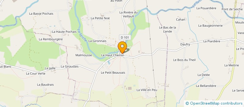 localisation de l'entreprise MONSIEUR CHRISTOPHE GLORIANT  NOUVOITOU