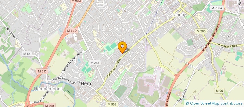 localisation de l'entreprise MONSIEUR CHRISTOPHE GLOWACZOWER  HEM