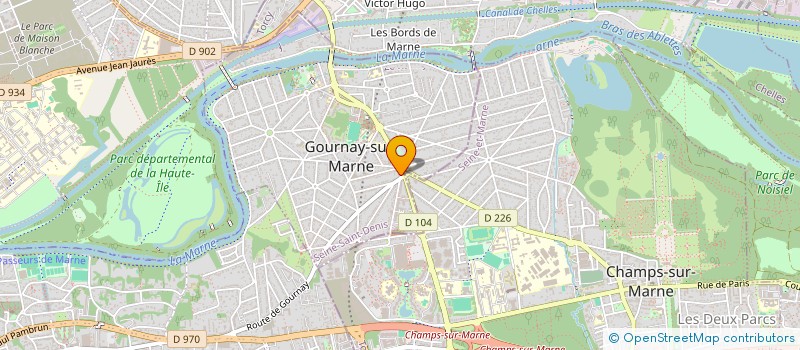 localisation de l'entreprise MONSIEUR CHRISTOPHE GOBARD  GOURNAY-SUR-MARNE