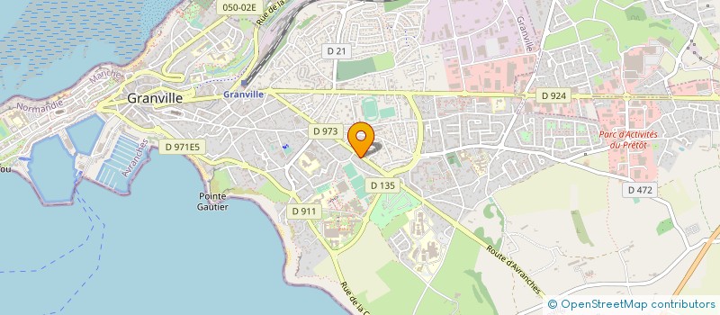 localisation de l'entreprise MONSIEUR CHRISTOPHE GODEFROY  GRANVILLE