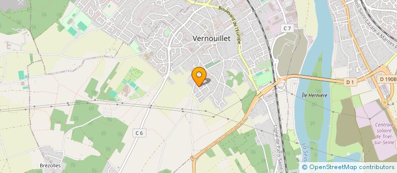 localisation de l'entreprise MONSIEUR CHRISTOPHE GODET à VERNOUILLET