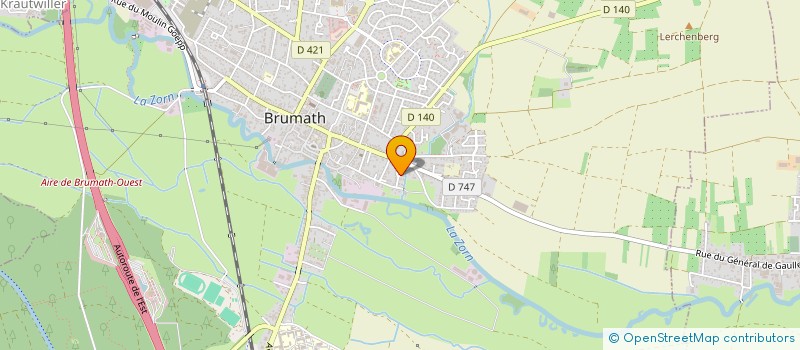 localisation de l'entreprise MONSIEUR CHRISTOPHE GOICHON  BRUMATH