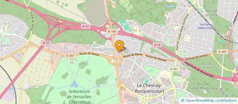 localisation de l'entreprise MONSIEUR CHRISTOPHE GOMES  LE CHESNAY-ROCQUENCOURT