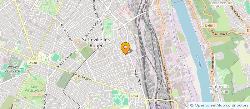 localisation de l'entreprise MONSIEUR CHRISTOPHE GOMIS  SOTTEVILLE-LES-ROUEN