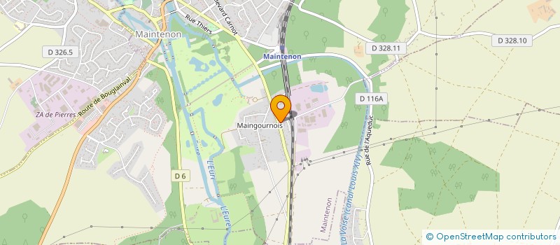 localisation de l'entreprise MONSIEUR CHRISTOPHE GOMY à MAINTENON