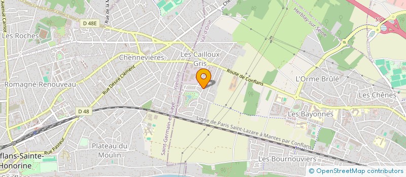 localisation de l'entreprise MONSIEUR CHRISTOPHE GONCALVES  HERBLAY-SUR-SEINE