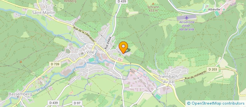 localisation de l'entreprise MONSIEUR CHRISTOPHE GONDRET  SAINTE-MARIE-AUX-MINES