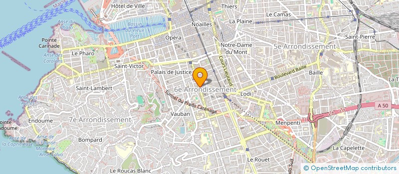 localisation de l'entreprise MONSIEUR CHRISTOPHE GONIN à MARSEILLE