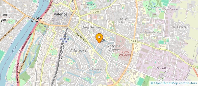 localisation de l'entreprise MONSIEUR CHRISTOPHE GONTHIER à VALENCE