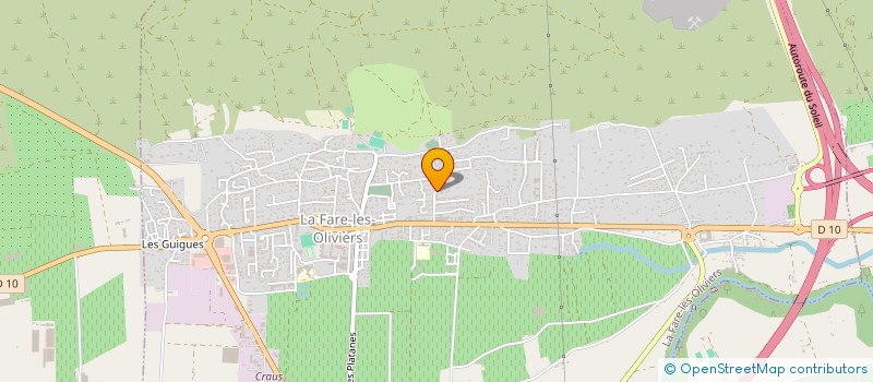 localisation de l'entreprise MONSIEUR CHRISTOPHE GORGA  LA FARE-LES-OLIVIERS