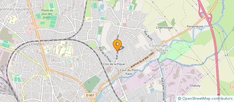 localisation de l'entreprise MONSIEUR CHRISTOPHE GORNET à COULANGES-LES-NEVERS