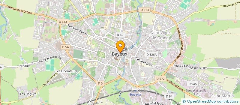 localisation de l'entreprise MONSIEUR CHRISTOPHE GOSSELIN à BAYEUX