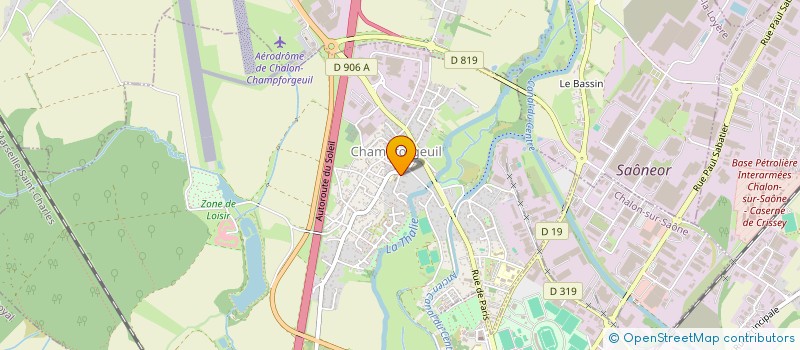 localisation de l'entreprise MONSIEUR CHRISTOPHE GOUBIER  CHAMPFORGEUIL