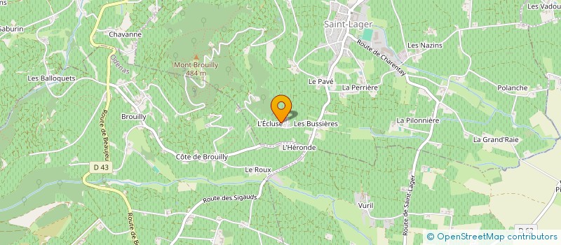 localisation de l'entreprise MONSIEUR CHRISTOPHE GOUILLON  SAINT-LAGER