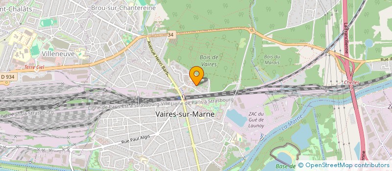 localisation de l'entreprise MONSIEUR CHRISTOPHE GOULLON  VAIRES-SUR-MARNE