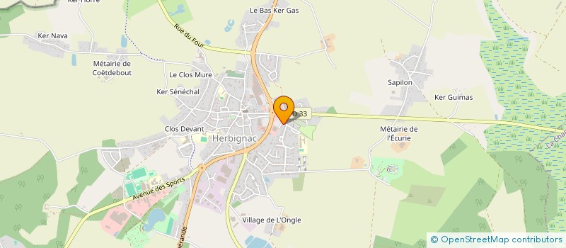 localisation de l'entreprise MONSIEUR CHRISTOPHE GOUMAS à HERBIGNAC