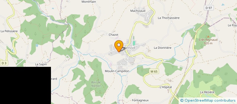 localisation de l'entreprise MONSIEUR CHRISTOPHE GOURGOUILLAT  MARCENOD