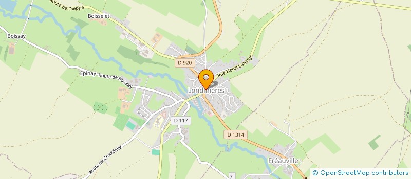 localisation de l'entreprise MONSIEUR CHRISTOPHE GOURLAIN  LONDINIERES