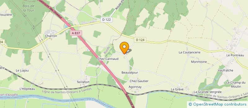 localisation de l'entreprise MONSIEUR CHRISTOPHE GOUTTEGATTE  FENIOUX