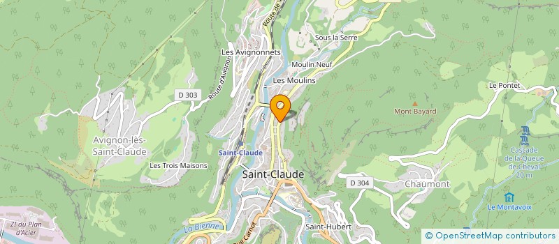 localisation de l'entreprise MONSIEUR CHRISTOPHE GOUVERNEUR  SAINT-CLAUDE