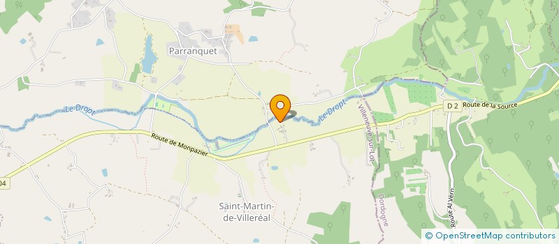 localisation de l'entreprise MONSIEUR CHRISTOPHE GOUYOU  SAINT-MARTIN-DE-VILLEREAL