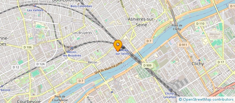 localisation de l'entreprise MONSIEUR CHRISTOPHE GRACIEUX à ASNIERES-SUR-SEINE