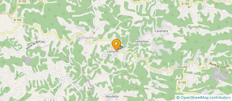 localisation de l'entreprise MONSIEUR CHRISTOPHE GRADEL  SAINT-DENIS-DE-L'HOTEL