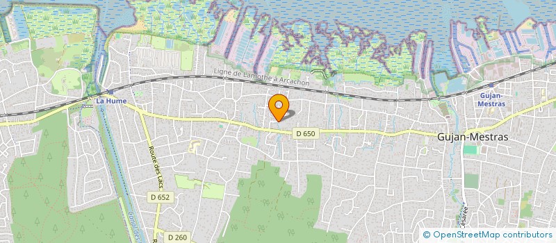 localisation de l'entreprise MONSIEUR CHRISTOPHE GRAND  GUJAN-MESTRAS
