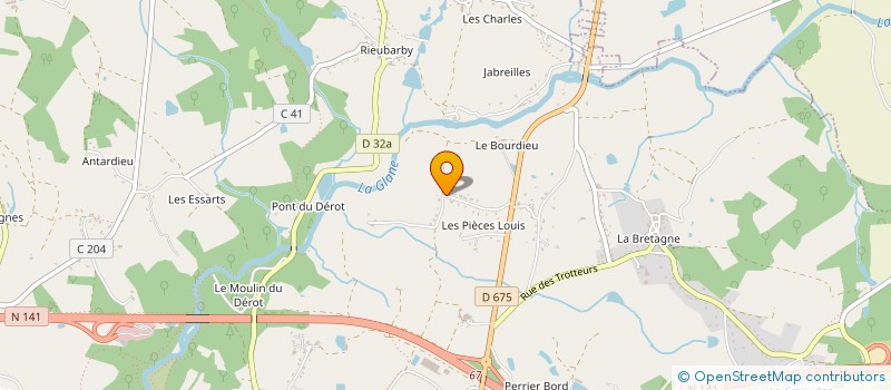 localisation de l'entreprise MONSIEUR CHRISTOPHE GRAND à SAINT-JUNIEN