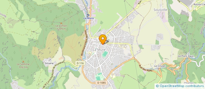 localisation de l'entreprise MONSIEUR CHRISTOPHE GRAND  LA MURE