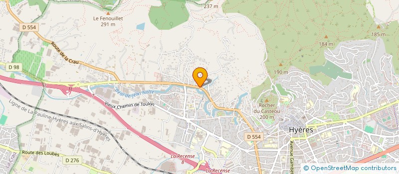 localisation de l'entreprise MONSIEUR CHRISTOPHE GRANDE  HYERES