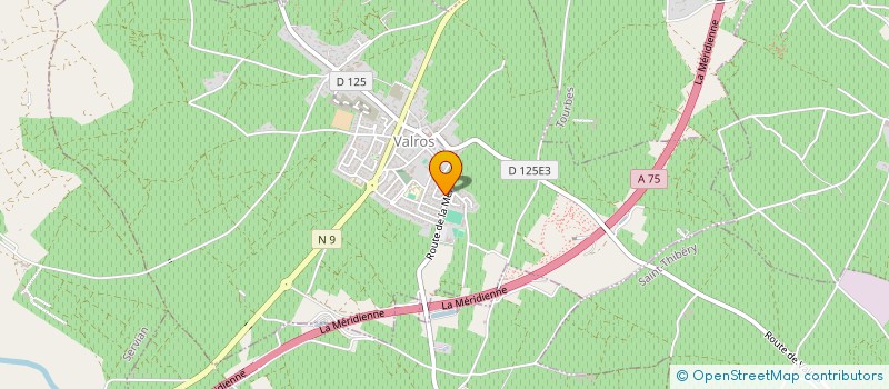 localisation de l'entreprise MONSIEUR CHRISTOPHE GRASSET  VALROS