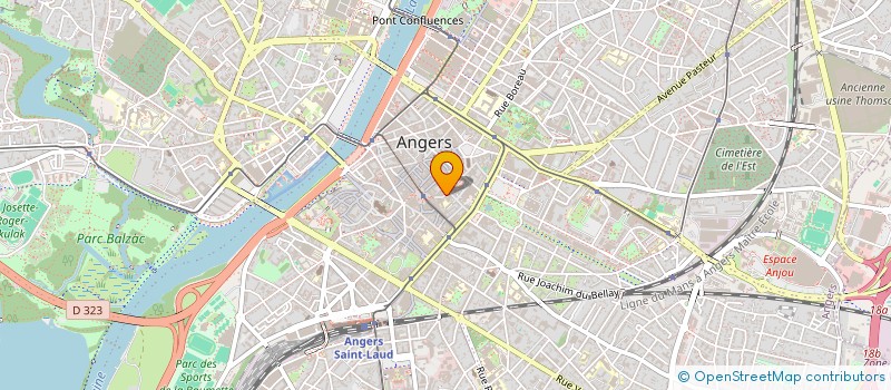 localisation de l'entreprise MONSIEUR CHRISTOPHE GRASTEAU à ANGERS