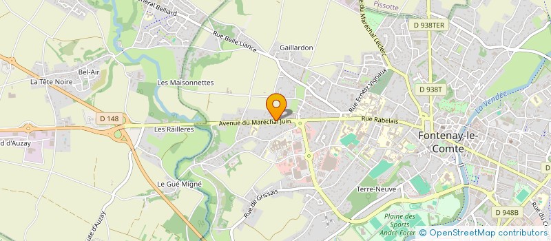 localisation de l'entreprise MONSIEUR CHRISTOPHE GRAUWIN  FONTENAY-LE-COMTE