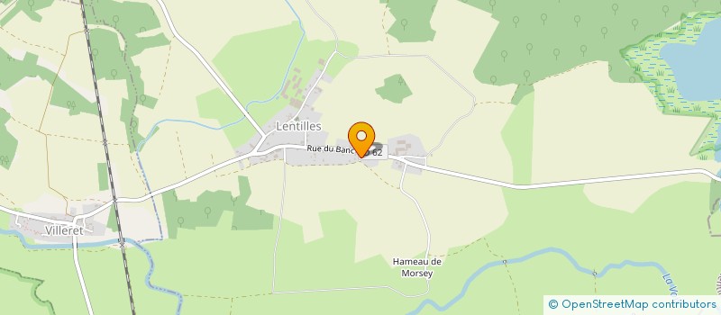 localisation de l'entreprise MONSIEUR CHRISTOPHE GRAVELAT  LENTILLES