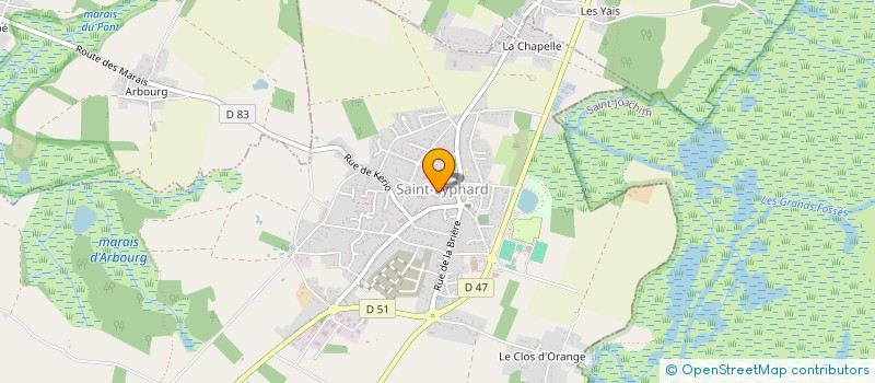 localisation de l'entreprise MONSIEUR CHRISTOPHE GRAVIER à SAINT-LYPHARD
