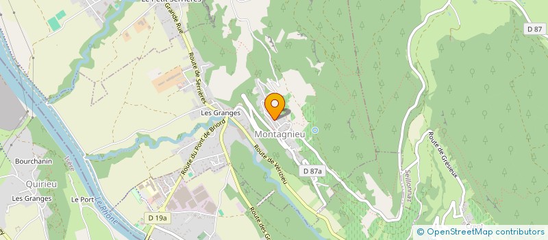 localisation de l'entreprise MONSIEUR CHRISTOPHE GRAZIA à MONTAGNIEU