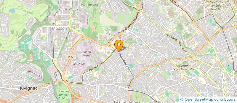 localisation de l'entreprise MONSIEUR CHRISTOPHE GREENOUGH à MONTPELLIER