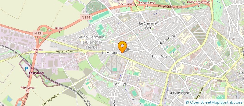 localisation de l'entreprise MONSIEUR CHRISTOPHE GREFFIN à CAEN