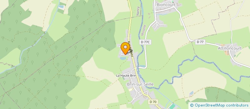 localisation de l'entreprise MONSIEUR CHRISTOPHE GREGOIRE  BRIN-SUR-SEILLE