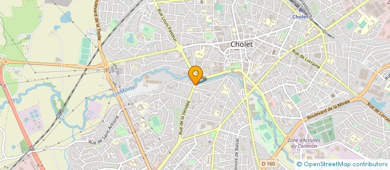 localisation de l'entreprise MONSIEUR CHRISTOPHE GRELET  CHOLET