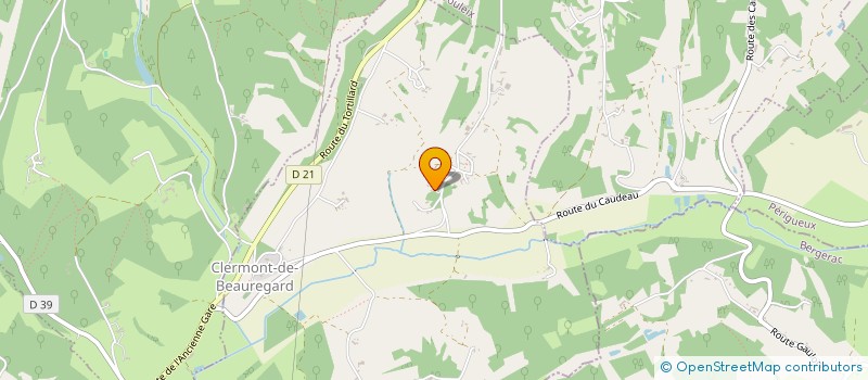 localisation de l'entreprise MONSIEUR CHRISTOPHE GRELLETY  CLERMONT-DE-BEAUREGARD