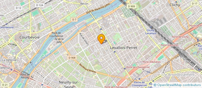 localisation de l'entreprise MONSIEUR CHRISTOPHE GRELOZ à LEVALLOIS PERRET