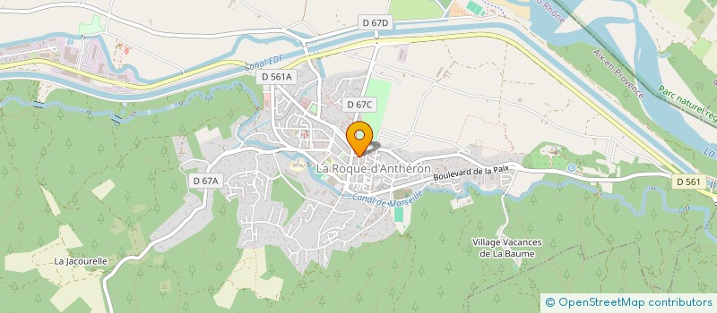 localisation de l'entreprise MONSIEUR CHRISTOPHE GREMIOT  LA ROQUE-D'ANTHERON