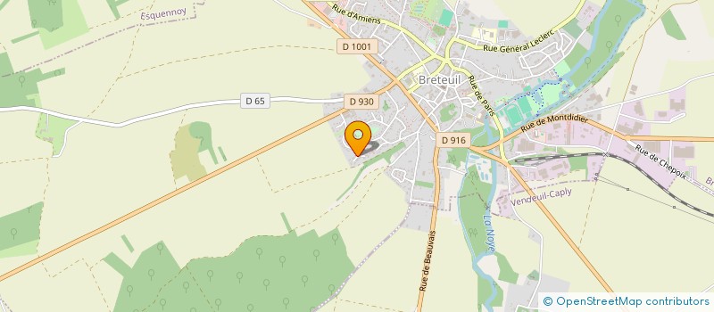 localisation de l'entreprise MONSIEUR CHRISTOPHE GRENU  BRETEUIL