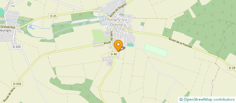 localisation de l'entreprise MONSIEUR CHRISTOPHE GRESLE  THORIGNY-SUR-OREUSE