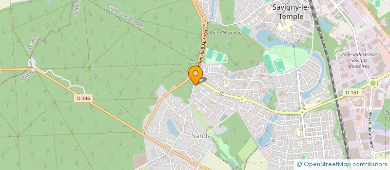 localisation de l'entreprise MONSIEUR CHRISTOPHE GREVELDINGER  NANDY